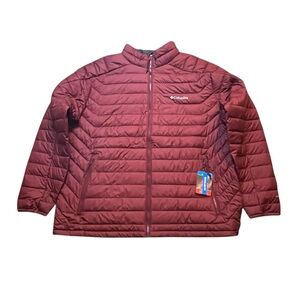 Columbia White Out Il Men’s XXL Jacket Omni-Heat Thermal Reflective Lining Rust